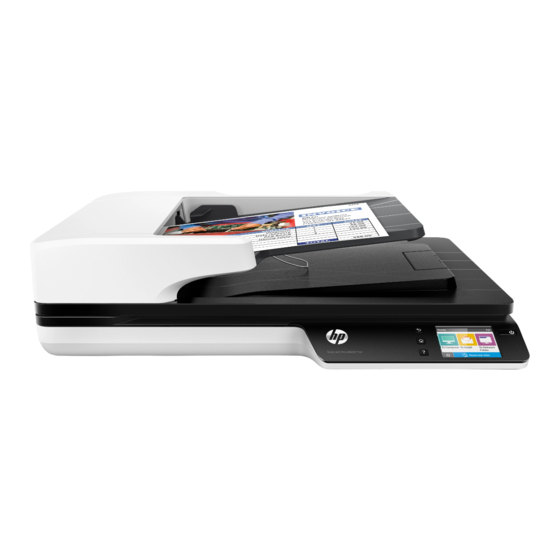 HP ScanJet Pro 4500 fn1 Installationshandbuch