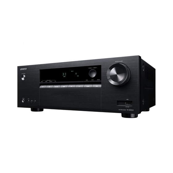 Onkyo TX-SR252 Bedienungsanleitung