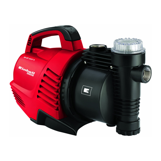 EINHELL GE-GP 5537 E Originalbetriebsanleitung