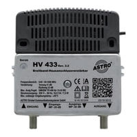 ASTRO HV 433 Betriebsanleitung