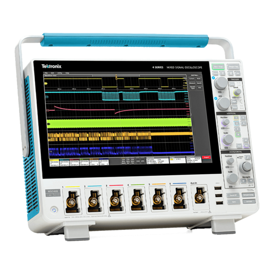 Tektronix MSO44B Schnellstart-Benutzerhandbuch