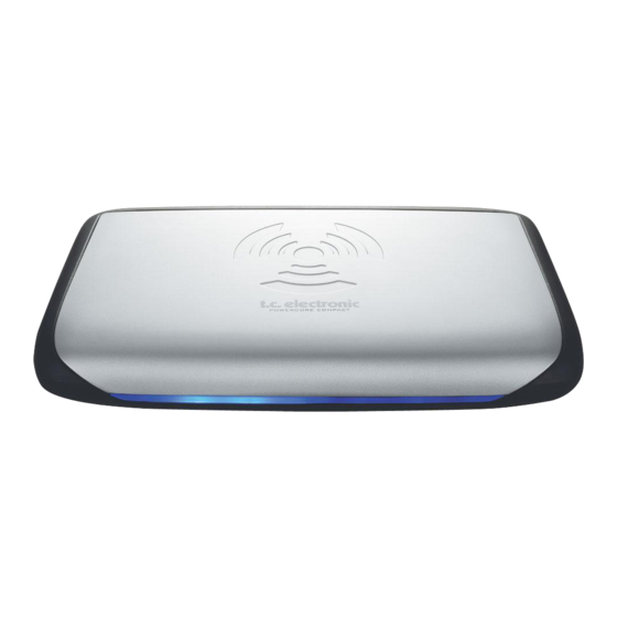 TC Electronic PowerCore FireWire Bedienungsanleitung