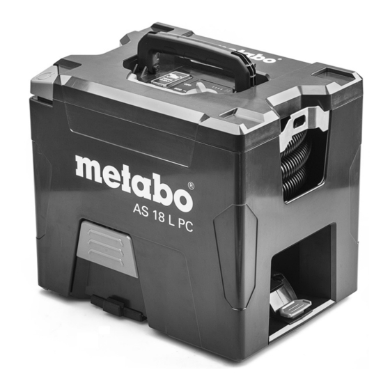 Metabo AS 18 L PC Originalbetriebsanleitung