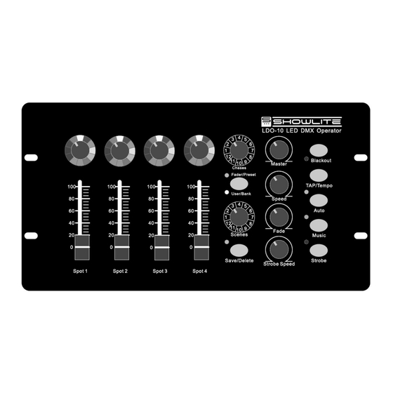Showlite LDO-10 Bedienungsanleitung