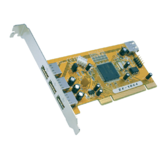 Exsys EX-1062 Bedienungsanleitung