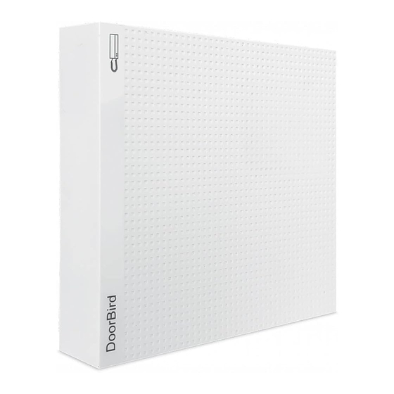 DoorBird D10-Serie Bedienungsanleitung