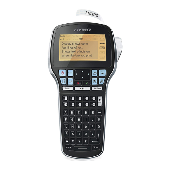 Dymo LabelManager 420P Bedienungsanleitung