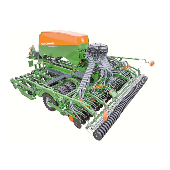 Amazone Cirrus 03 Betriebsanleitung