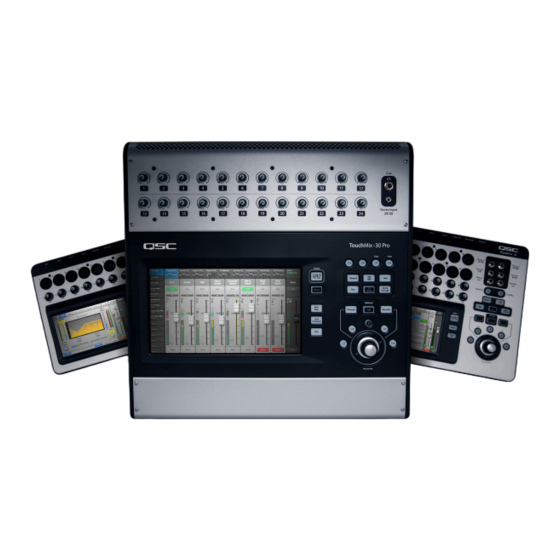 QSC TouchMix Serie Benutzerhandbuch