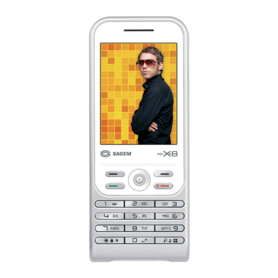 Sagem my x-8 Handbücher