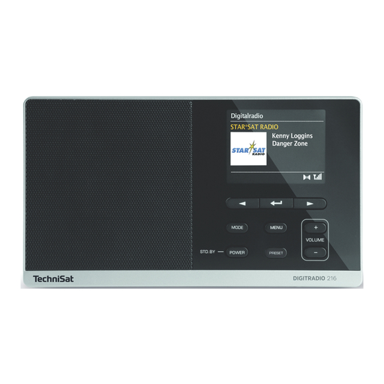 TechniSat DIGITRADIO 216 Bedienungsanleitung