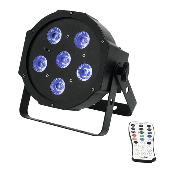 EuroLite LED SLS-603 TCL + UVFloor Bedienungsanleitung