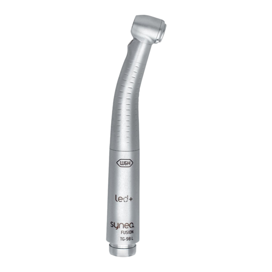 W&H synea FUSION TG-98 L Gebrauchsanweisung