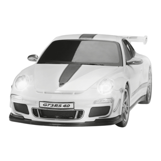 Revell Control RC SCALE CAR PORSCHE 911 GT3 RS Kurzanleitung