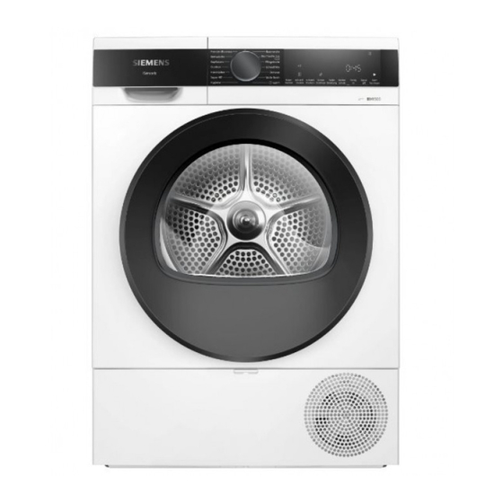 Siemens WQ33G2D40 Gebrauchs- Und Montageanleitung