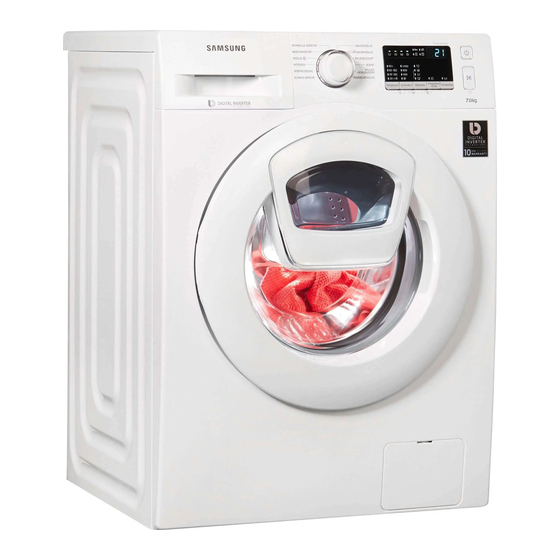Samsung WW9 K4 Serie Benutzerhandbuch