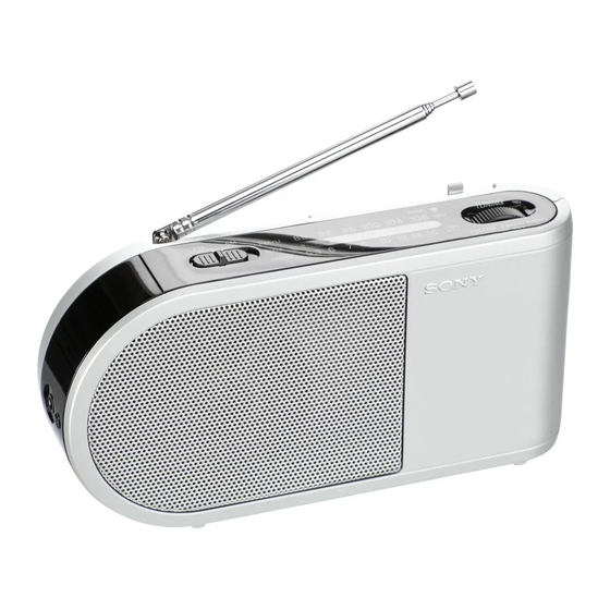 Sony ICF-304L Bedienungsanleitung
