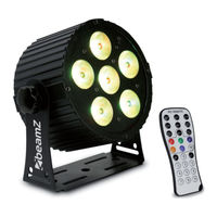 Beamz BAC406 ProPar 6x18W 6-1 HEX DMX IR Gebrauchsanleitung