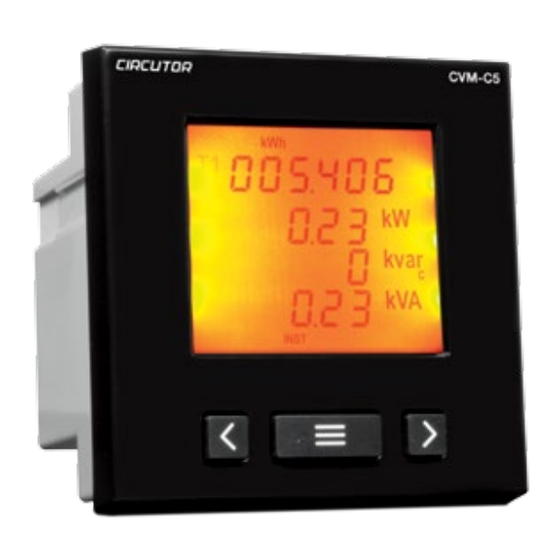 Circutor CVM-C5 Handbuch