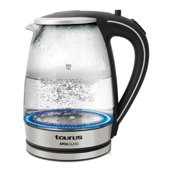 Taurus AROA GLASS Bedienungsanleitung