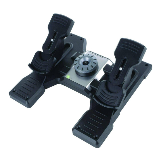 Saitek PZ35 Pro Flight Rudder Pedals Bedienungsanleitung