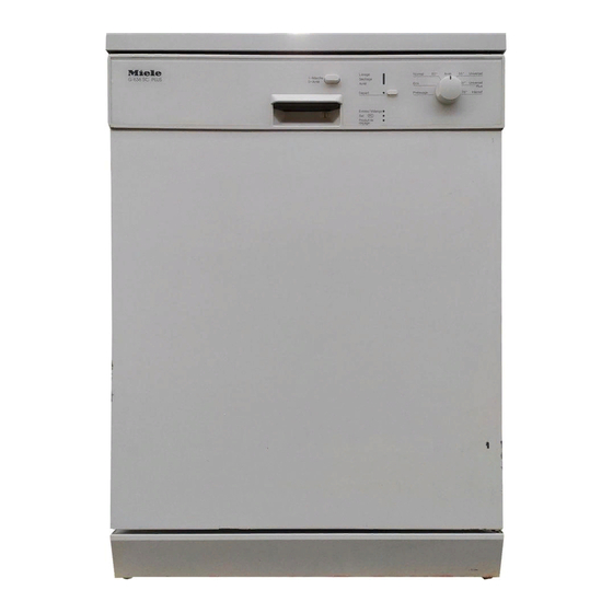 Miele G 632 Montageanleitung