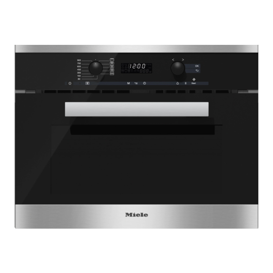 Miele M 6262 TC Gebrauchsanweisung