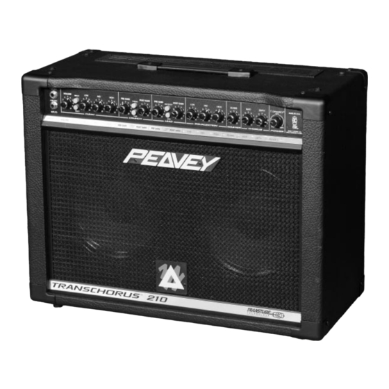 Peavey TransChorus 210 Bedienungsanleitung