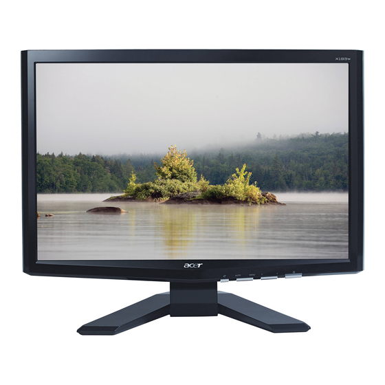 Acer X163W Bedienungsanleitung