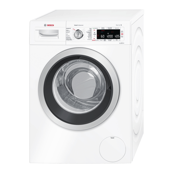 Bosch WAWH2642FG Gebrauchs- Und Aufstellanleitung