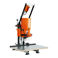 blum MINIPRESS M Bedienungsanleitung