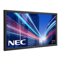 NEC MultiSync V552-TM Bedienungsanleitung