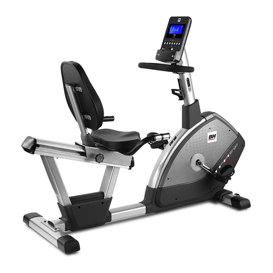 BH FITNESS H650 Montage- Und Gebrauchsanleitung