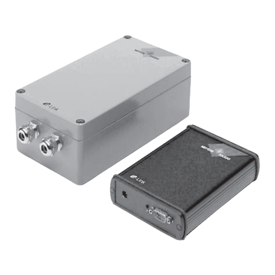 Mettler Toledo e-Link Pro Netzwerkinterface EB01 Bedienungsanleitung
