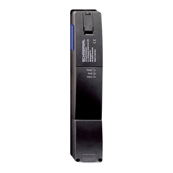schmersal AZM201Z-I2-SK-T-1P2PW-DU Hinweise Zur Bedienung