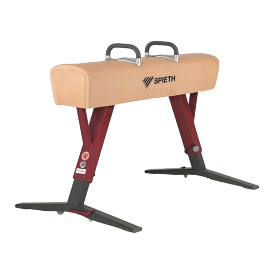 SPIETH Gymnastics 218 Aufbau- Und Gebrauchsanleitung