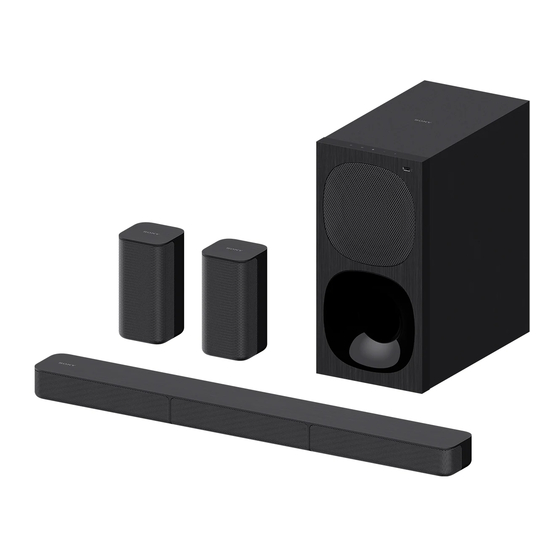 Sony HT-S20R Einführungsanleitung