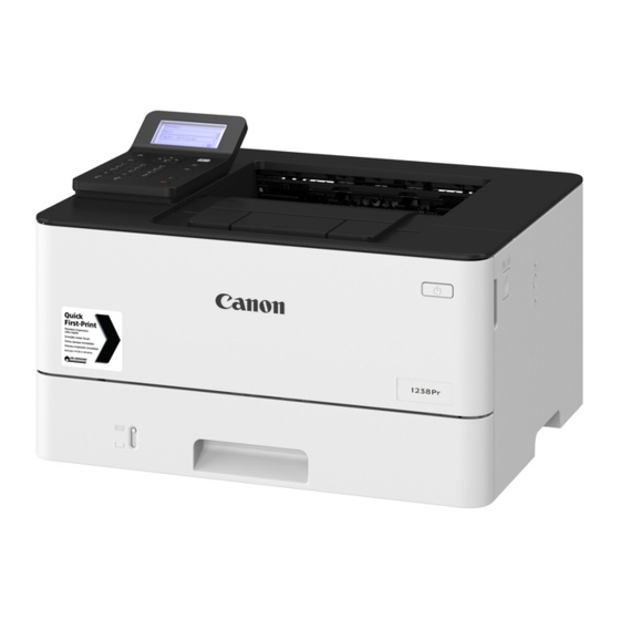 Canon 1238P Erste Schritte