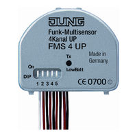 Jung FMS 4 UP Bedienungsanleitung