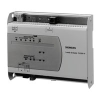 Siemens DESIGO PX-Seri Kurzanleitung