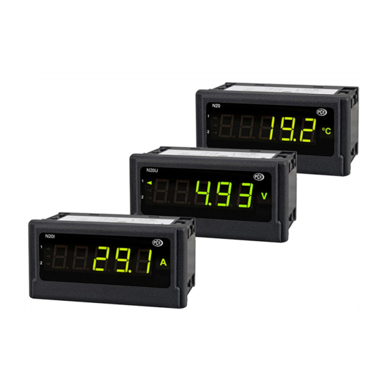 PCE Instruments PCE-N20 Serie Bedienungsanleitung