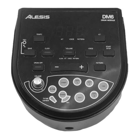 Alesis DM6 Benutzerhandbuch