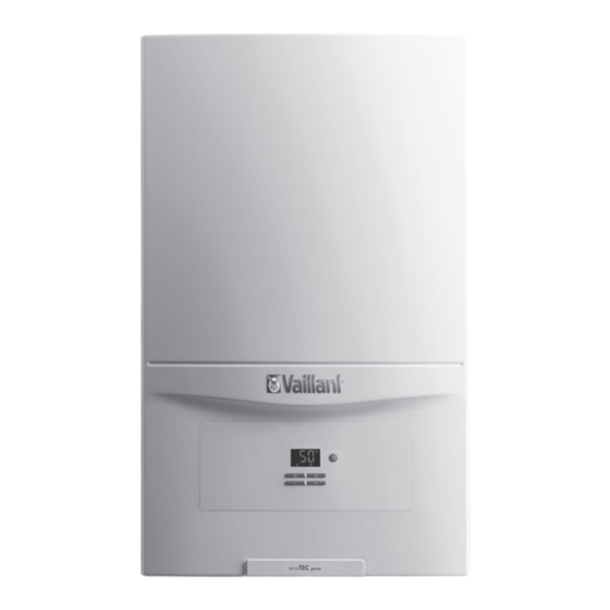 Vaillant ecoTEC pure VC 146/7-2 E Installations- Und Wartungsanleitung