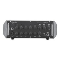 Fender JA22MASTER ULTRALIGHT Bedienungsanleitung