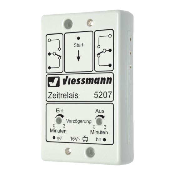 Viessmann 5207 Bedienungsanleitung