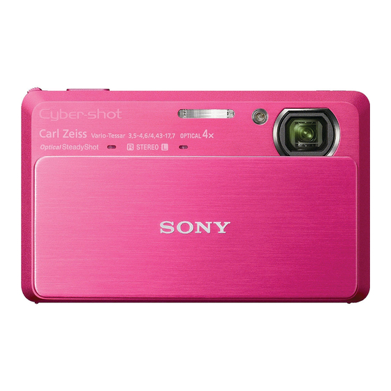 Sony Cyber-Shot DSC-TX9 Gebrauchsanleitung