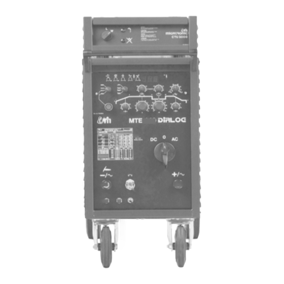 Migatronic MTE DIALOG Betriebsanleitung