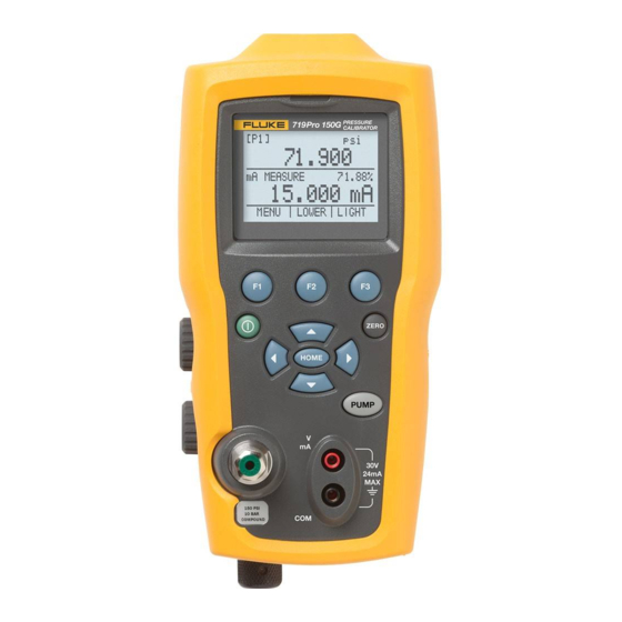 Fluke 719PRO Bedienungshandbuch