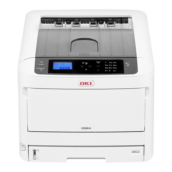 Oki C824 Erweitertes Handbuch