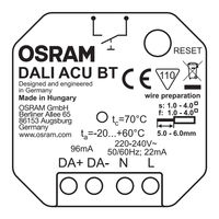 Osram DALI ACU BT Control Bedienungsanleitung